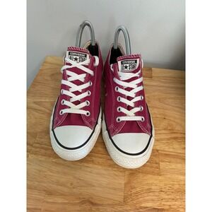 Converse All Star Low Top Sneakers Fuchsia Canvas Womens US 10 mens 8